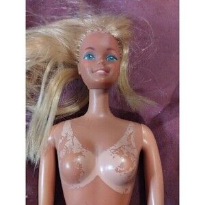 Vintage 1981 Sunsational Malibu Barbie Doll  - Philippines Body - Mattel - Nude